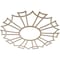 Ekena Millwork Augustus Wood Fretwork Pierced Ceiling Medallion, Birch, 36"OD x 12 5/8"ID x 1/4"T CMWP36X36X0250AUBI - alternate 4